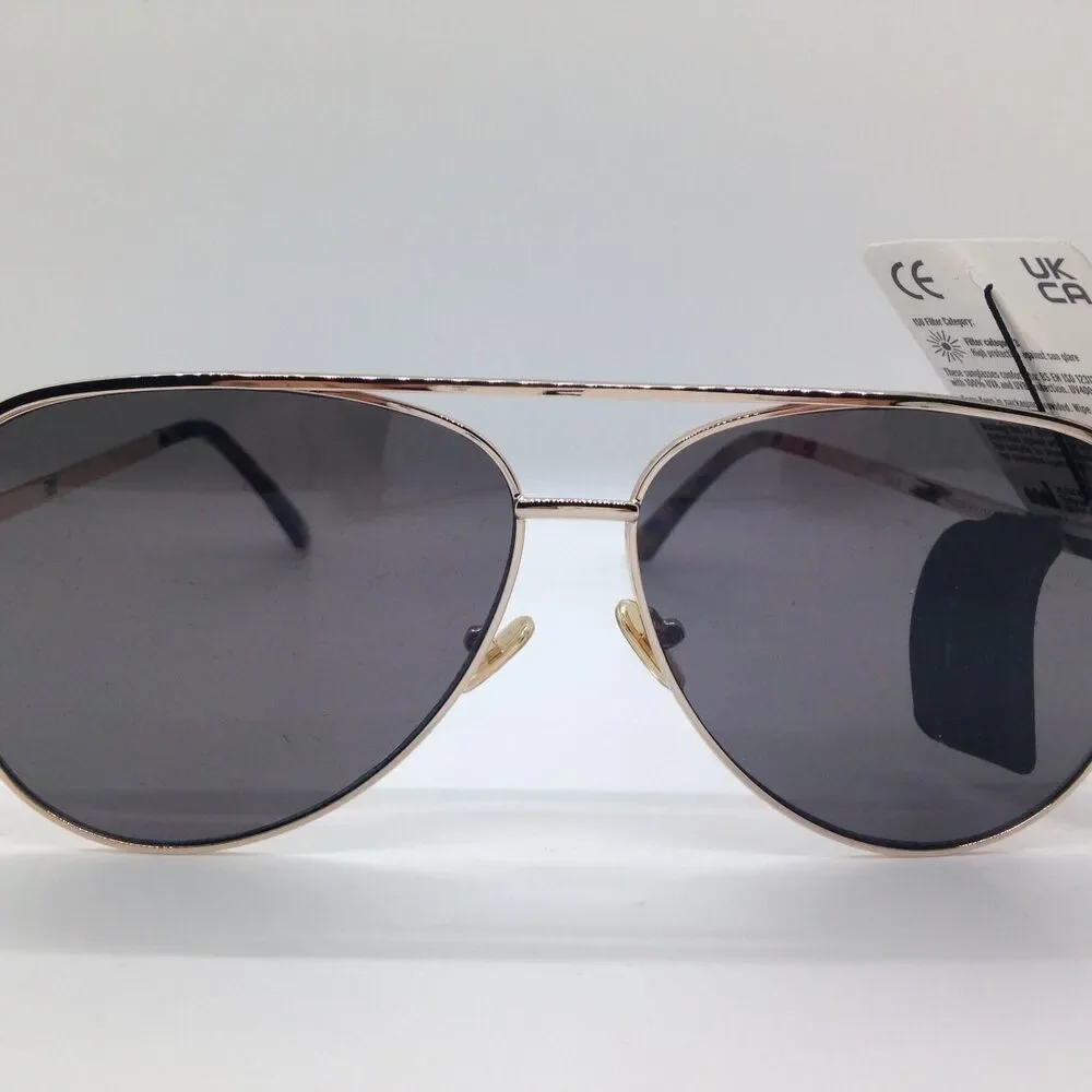 Frye Women's Gold and Black Sunglasses